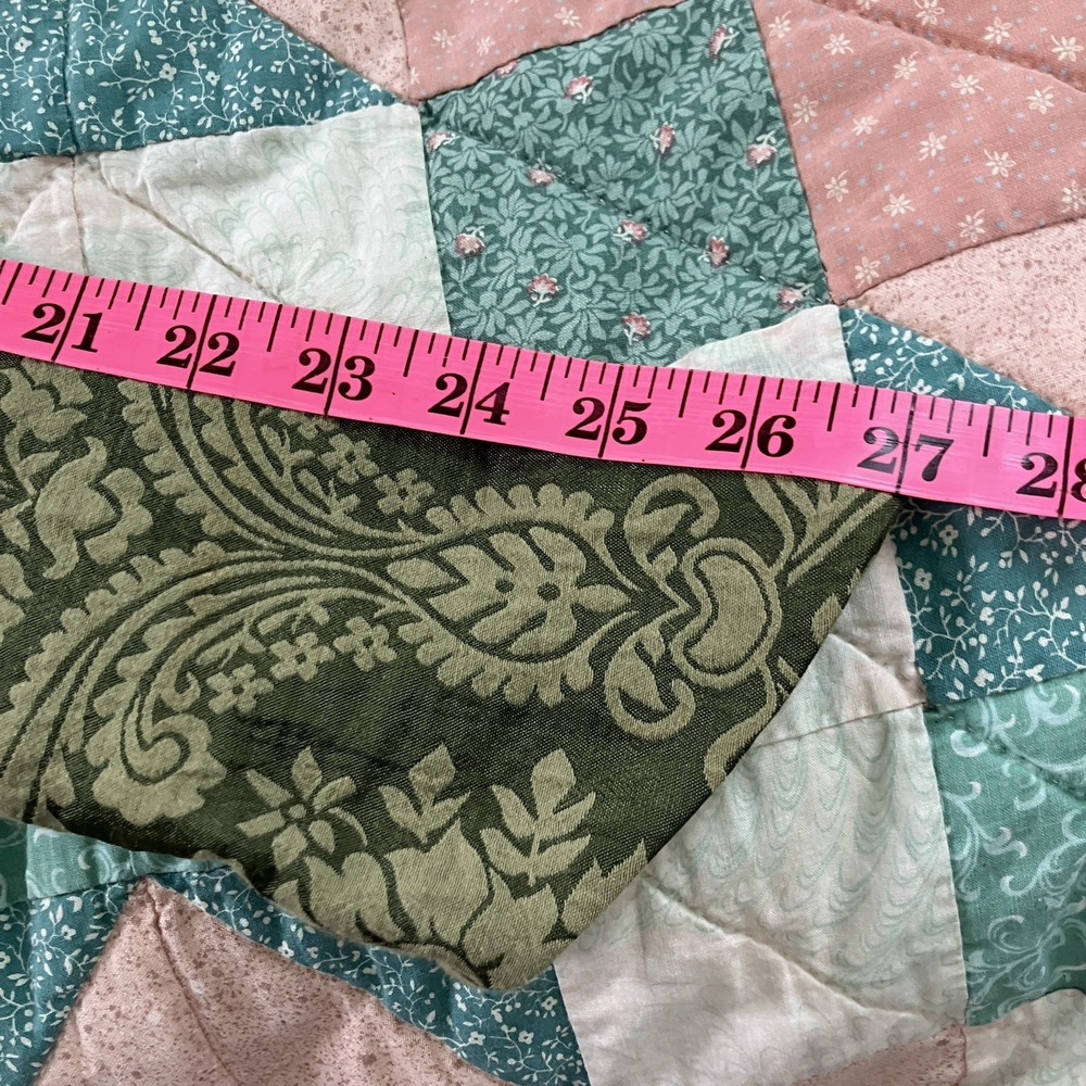 Homemade Brocade Green Renaissance Maxi Dress Whimsigoth Damask Corset Medieval - Picture 12 of 16
